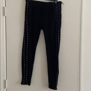 Velour track pants (PINK)